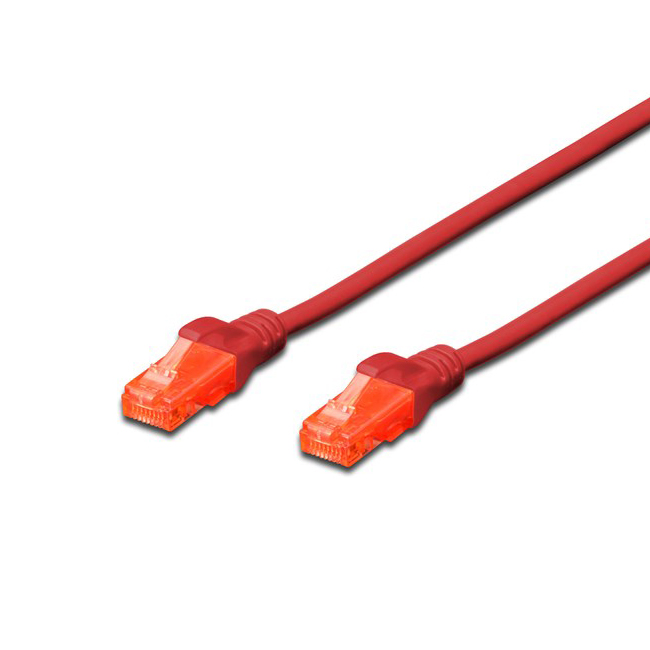 Digitus DK-1617-010/R U/UTP Cat6 Kırmızı (1m)