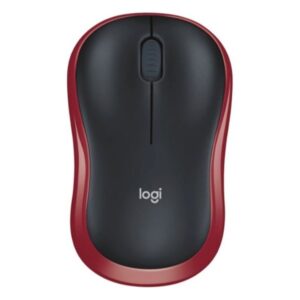 Logitech M185 Kablosuz Mouse Siyah-Krmz 910-002237