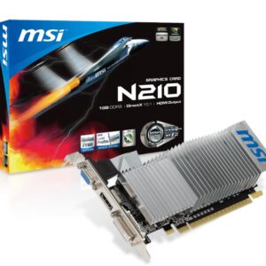 MSI N210 1GB GDDR3 Vga Dvi Hdmi Low Profile 64Bit