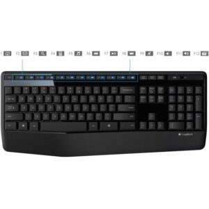 Logitech MK345 Kablosuz Set Siyah (920-006514)