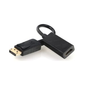 Dark DisplayPort to HDMI Dişi Kablo
