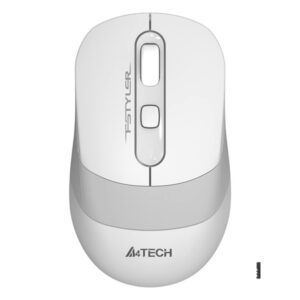 A4-Tech Kablosuz Mouse Nano Beyaz-Gri (FG10-B)