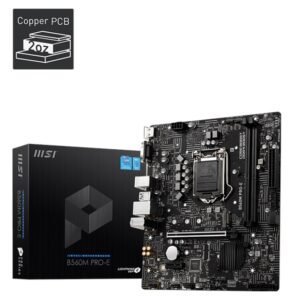 MSI B560M Pro-E 1200P D4 Vga Hdmi Dp Usb3.2