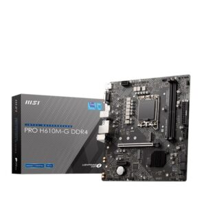 MSI Pro H610M-G D4 1700P Vga Hdmi Dp
