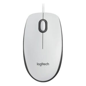 Logitech M100 Kablolu Optik Mouse Beyaz 910-006764
