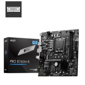 MSI Pro B760M-B D4 1700P Vga Hdmi Dp Type-C