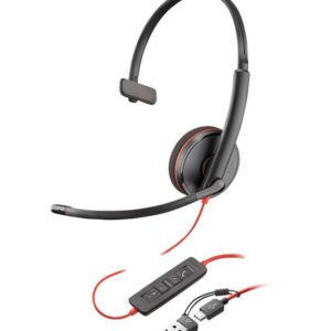 Poly Blackwire 3210 Mono Mikrofonlu Kulaklık